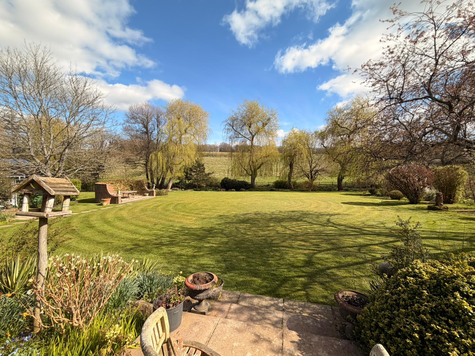 Completed lawn maintenance job in Sussex
