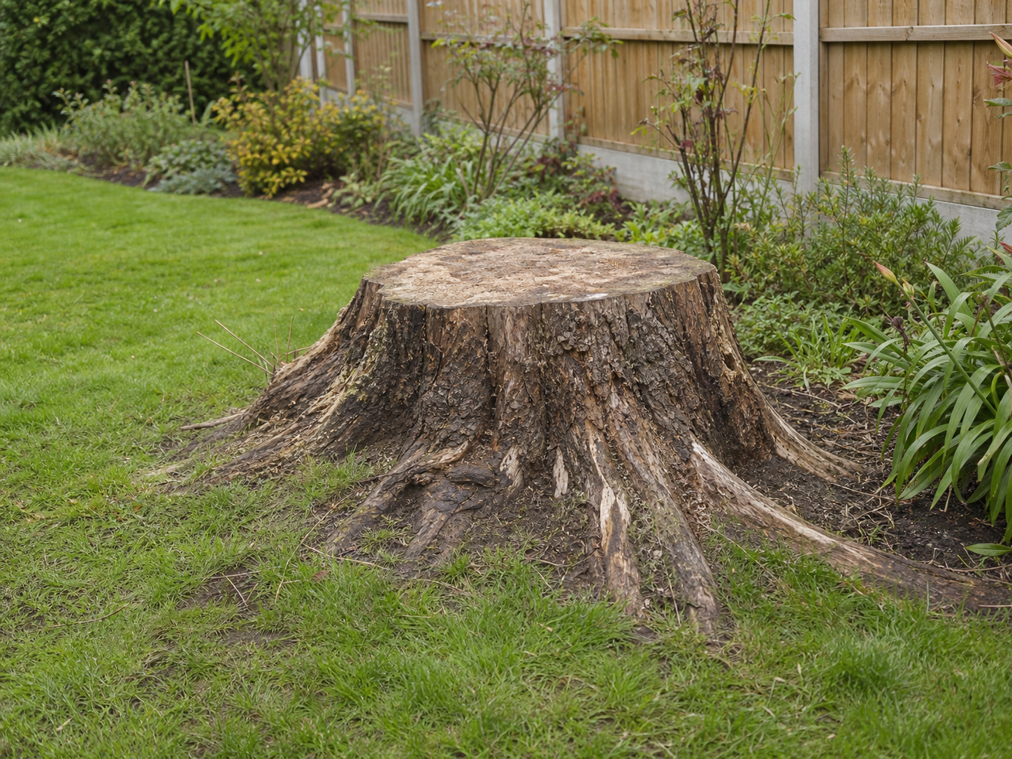 Stump Grinding - Before